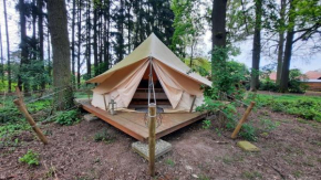 Glamping im 5 m Zelt auf dem Bauernhof